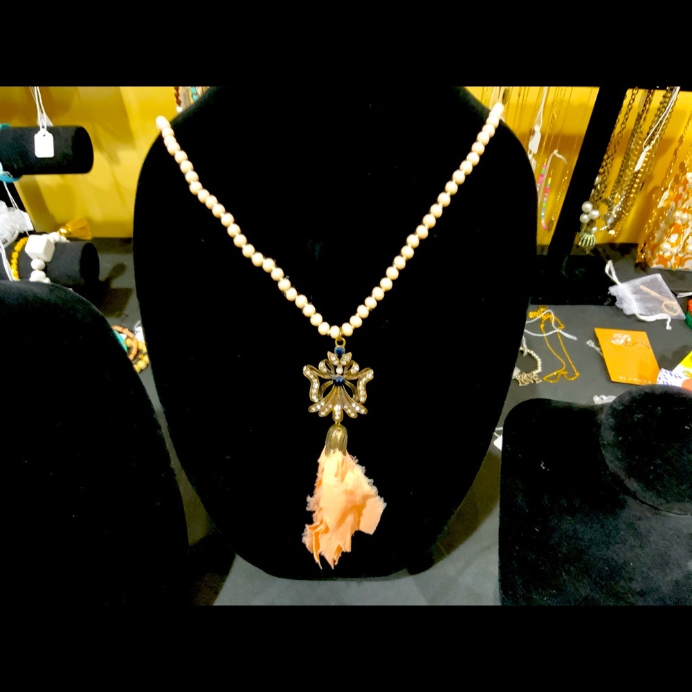 Plunder Beaded Necklace with Tassel